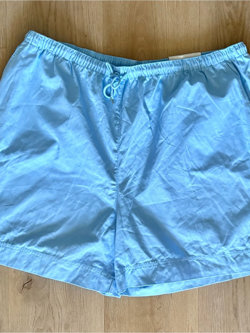 Woman’s Light Blue Shorts - Elastic Waist with Drawstring 3x